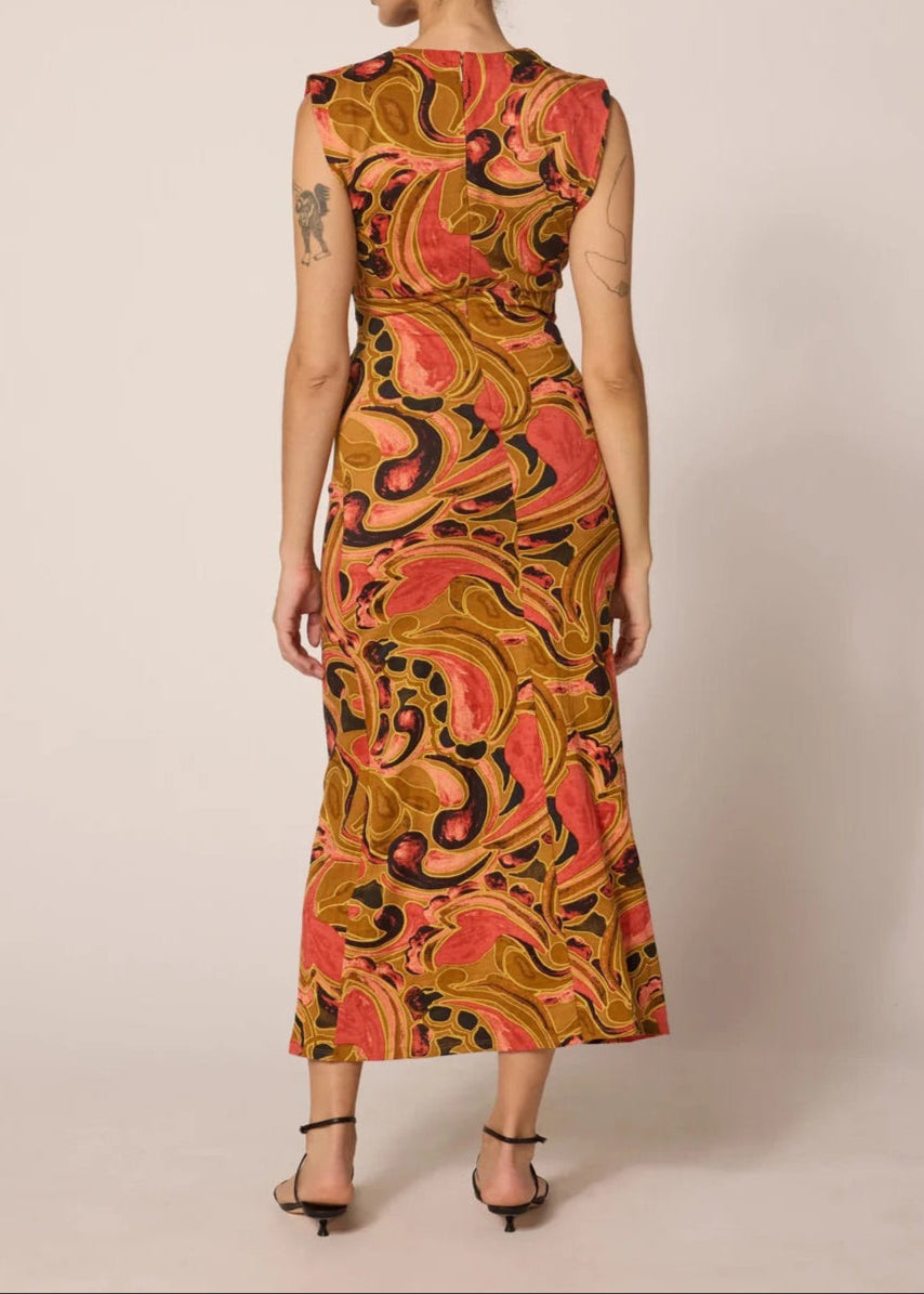 Cleobella Donna Ankle Dress | Osaria Print