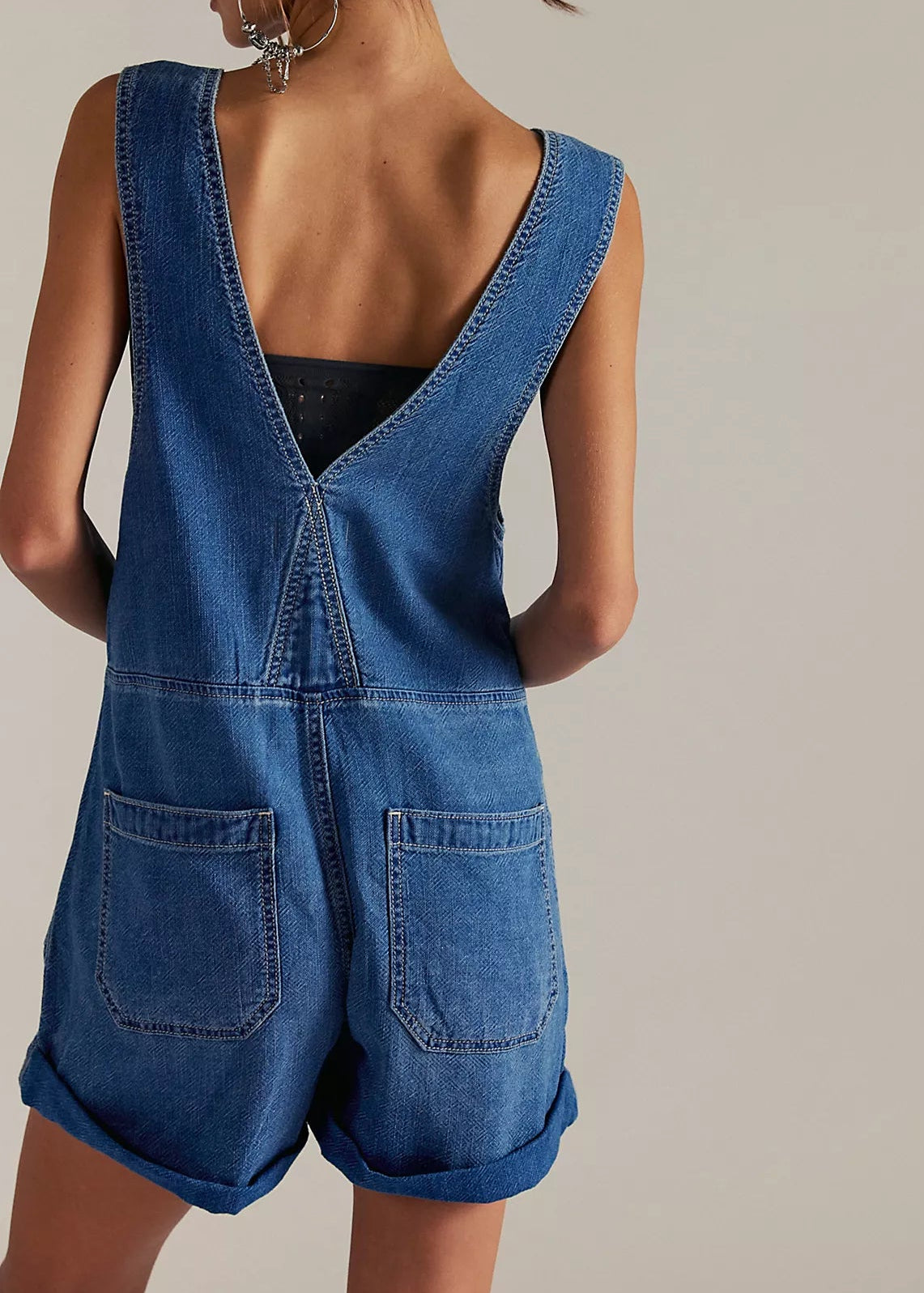 Free People We The Free Jude Shortalls | Mid Indigo