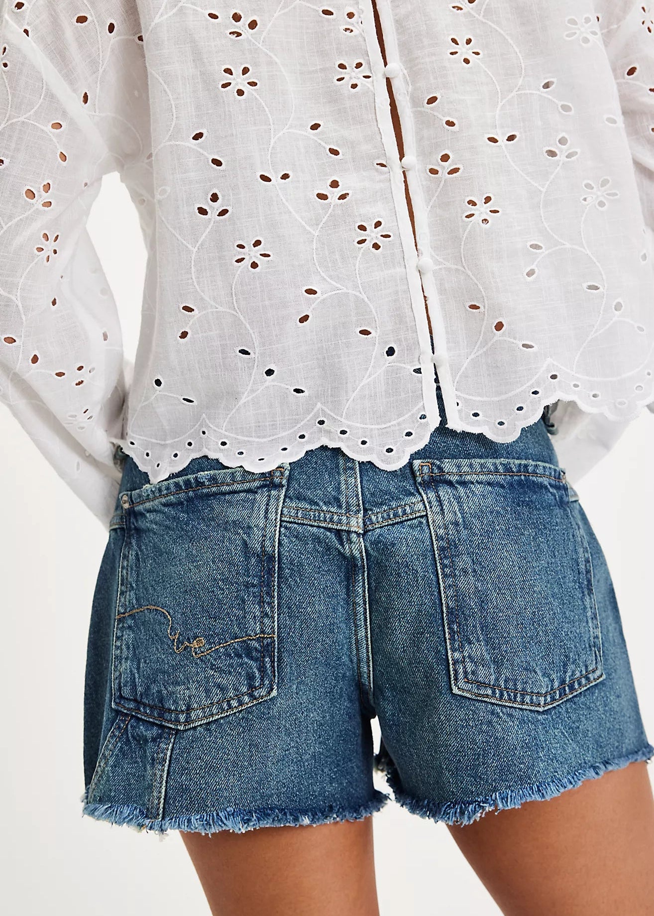 Free People We The Free Now Or Never Denim Shorts | Sunsational