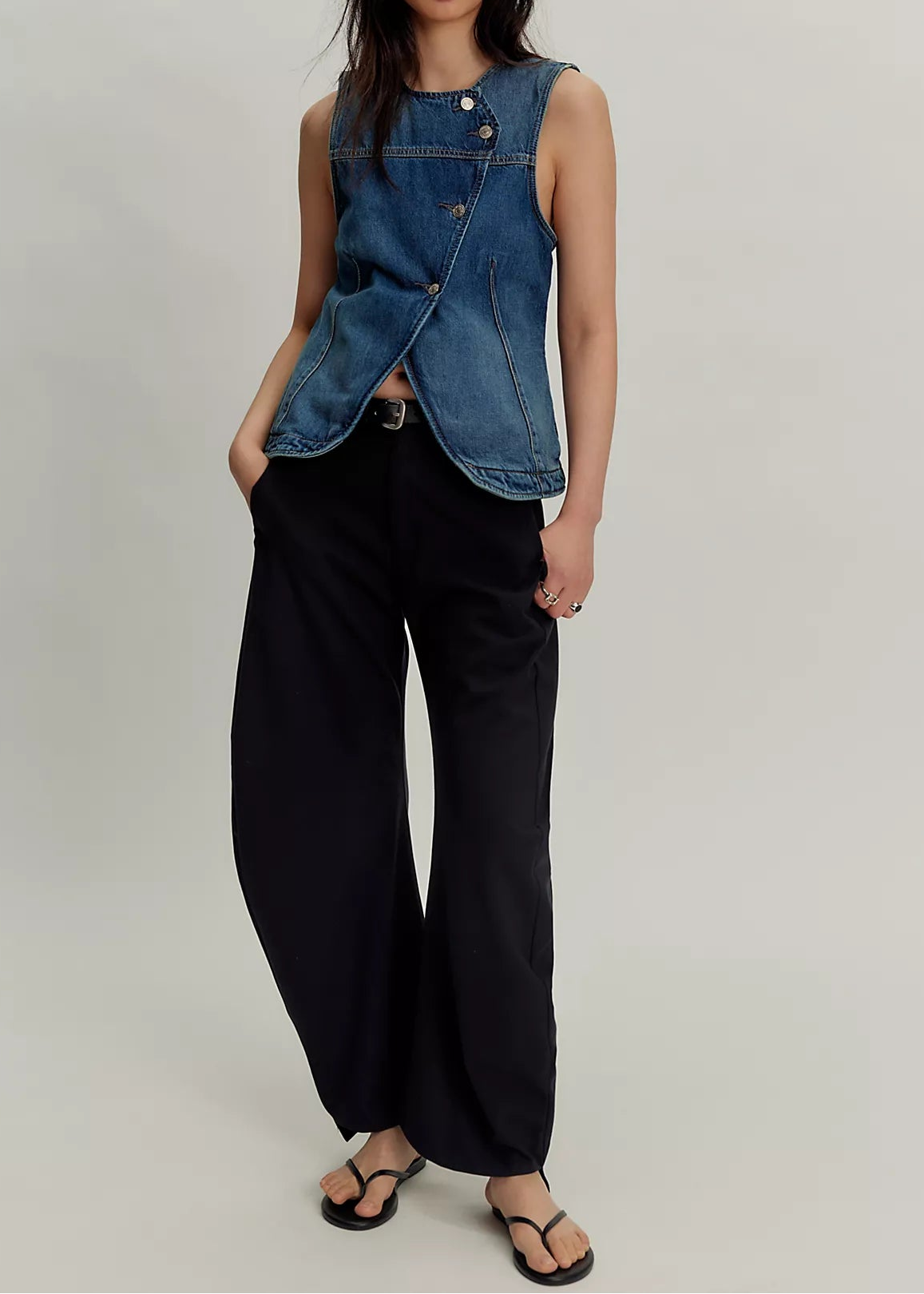 Free People We The Free Maris Denim Vest | Wall Flower