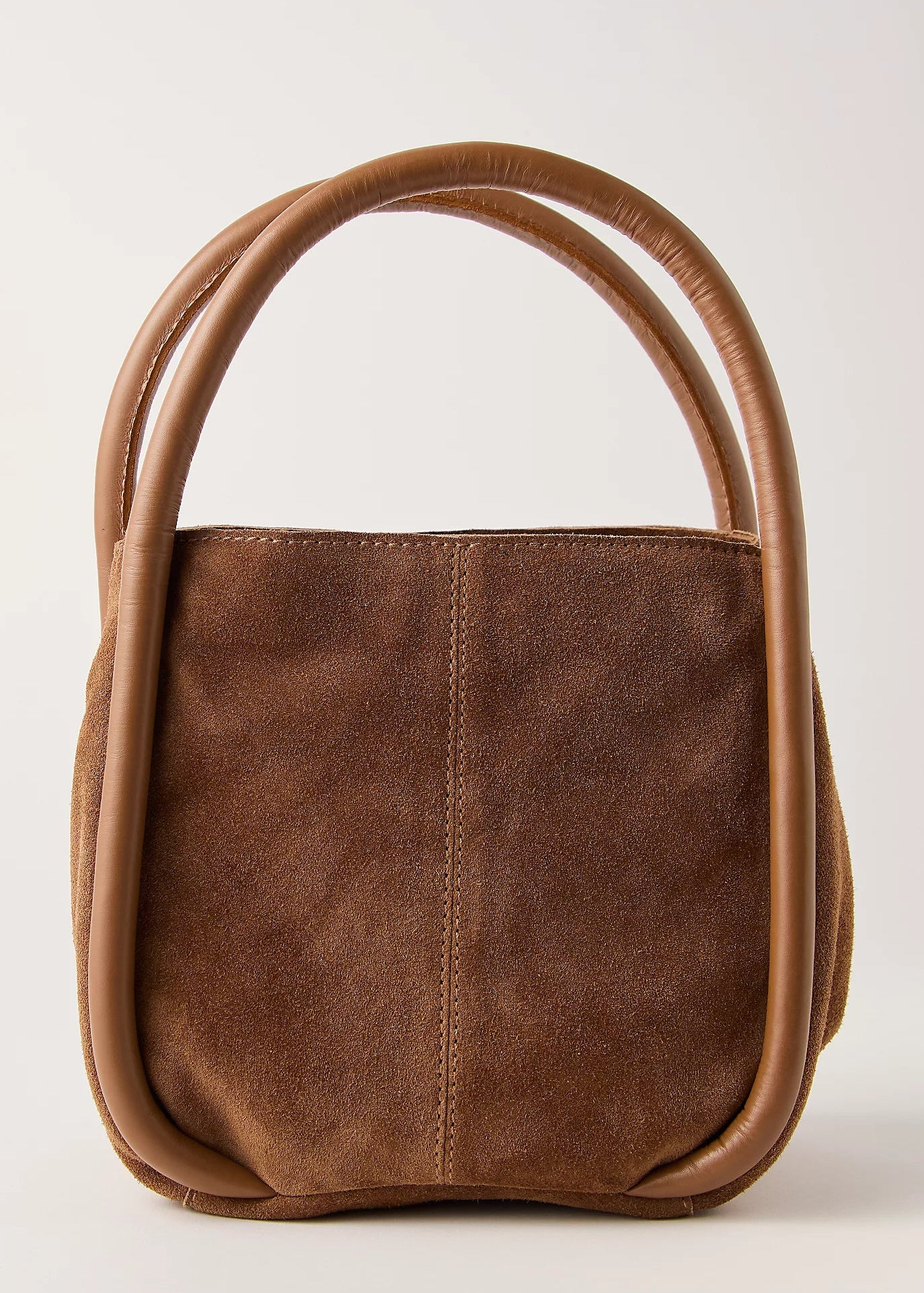 Free People Barlow Suede Bucket Bag | Cognac