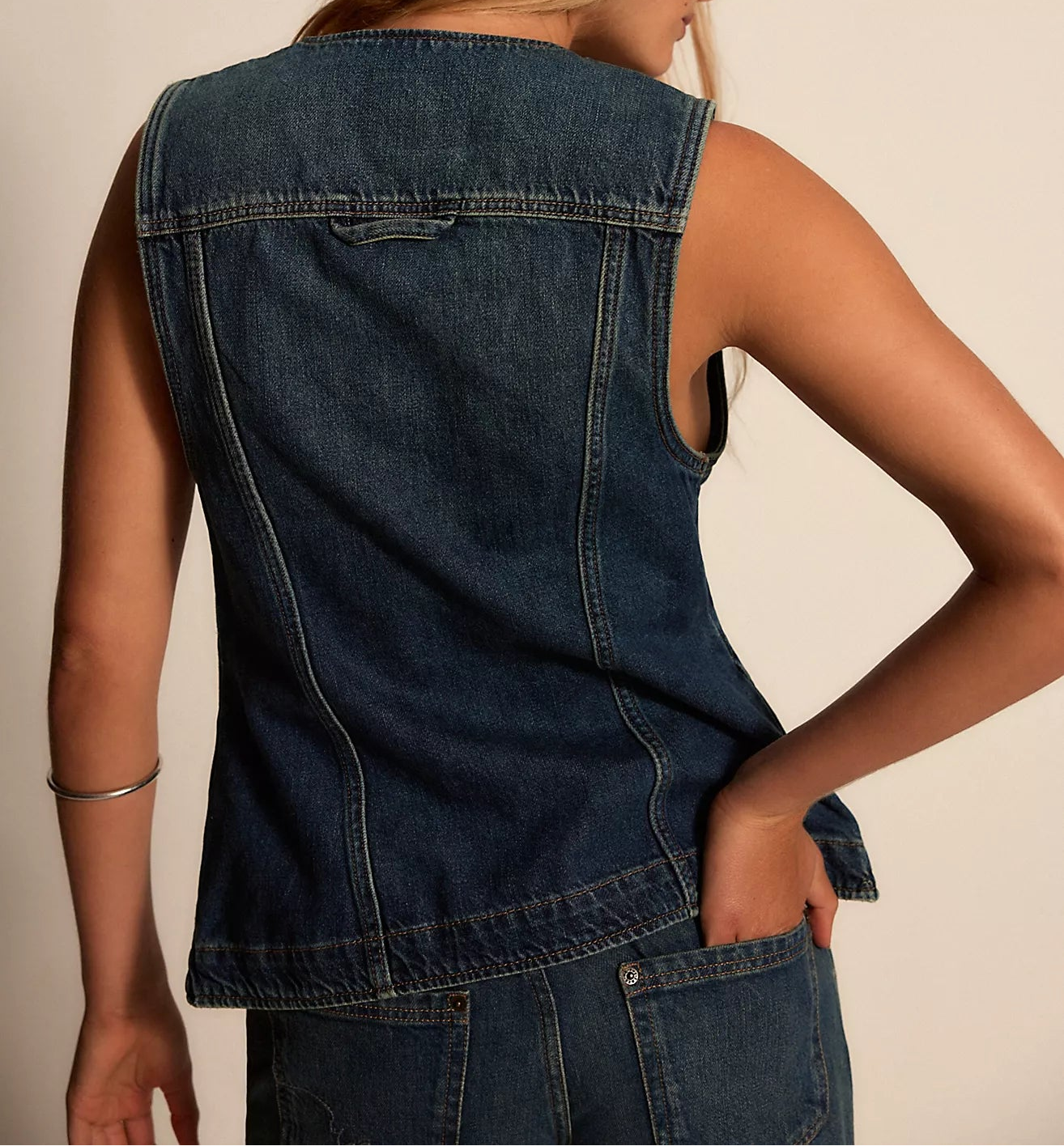 Free People We The Free Maris Denim Vest | Wall Flower
