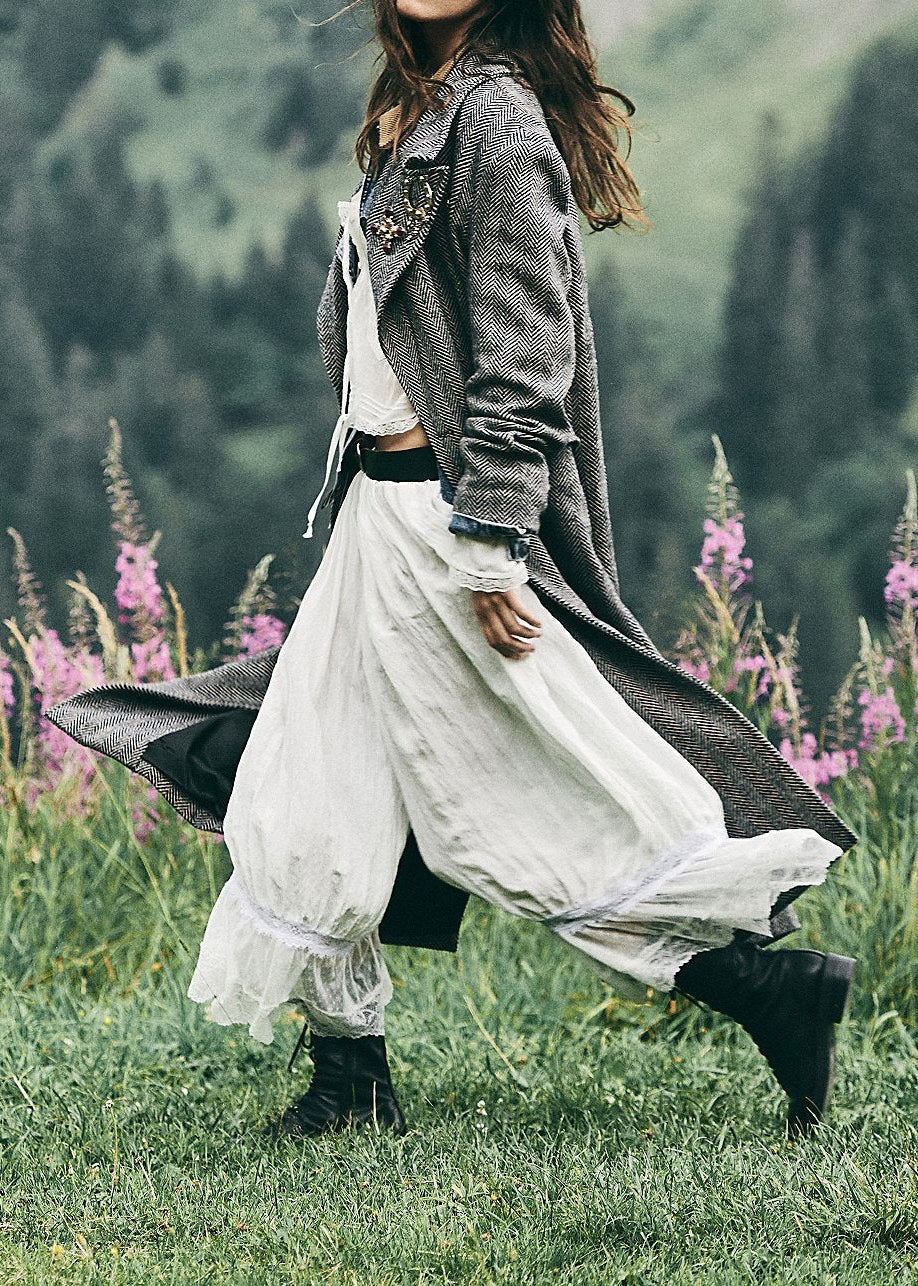 Free People Forever Young Bloomer Pants | White Alyssum