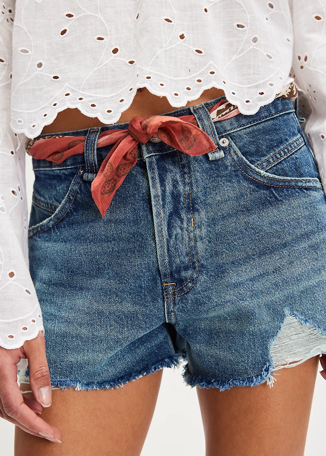 Free People We The Free Now Or Never Denim Shorts | Sunsational
