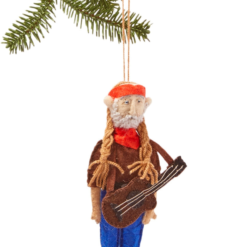 Silk Road Bazaar Willie Nelson Ornament