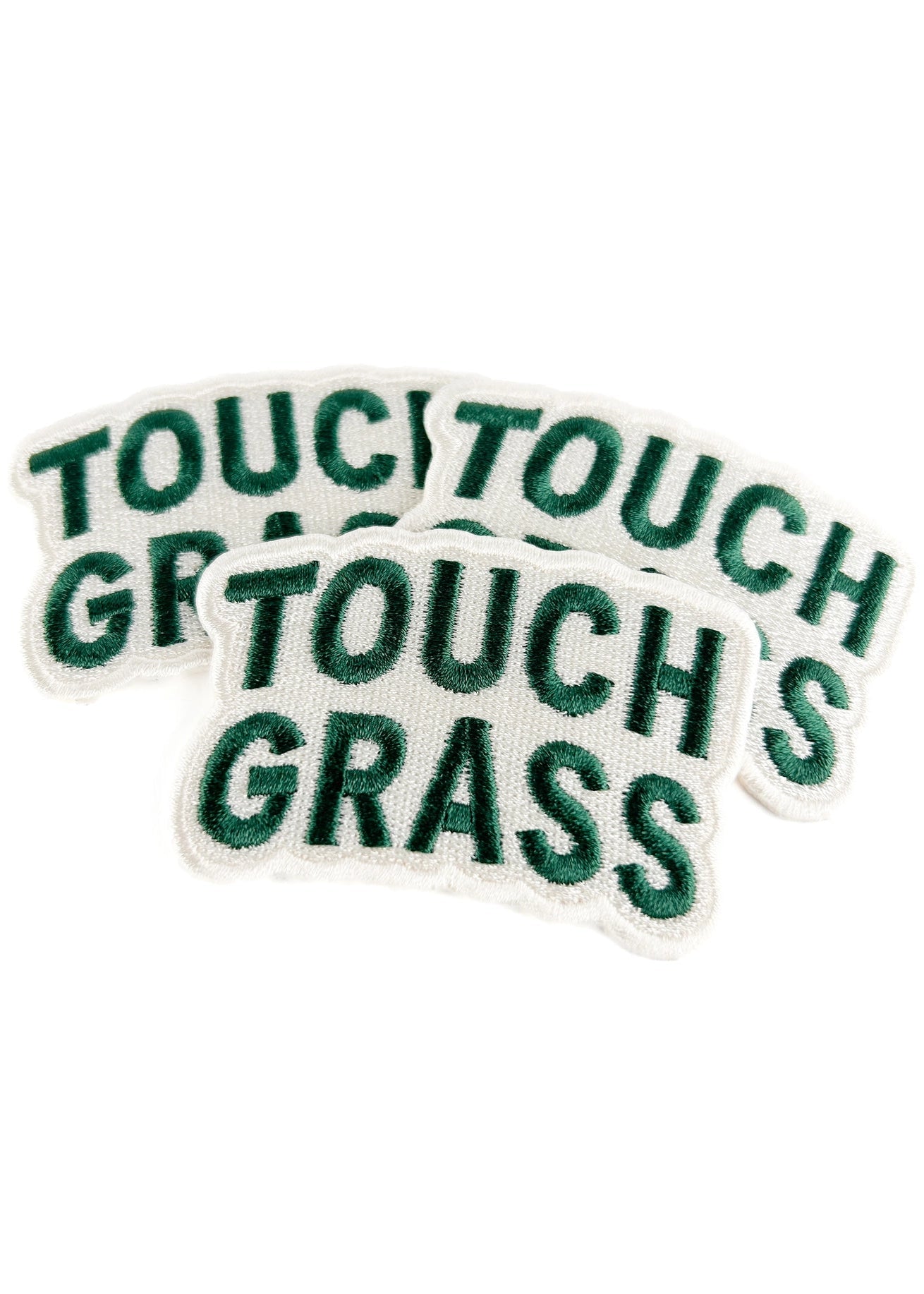 Field Trip Threads Touch Grass Embroidered Patch