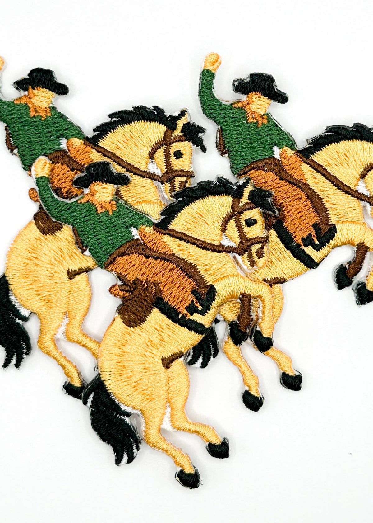 Field Trip Threads Bucking Bronco Patch Embroidered Iron-On Patch