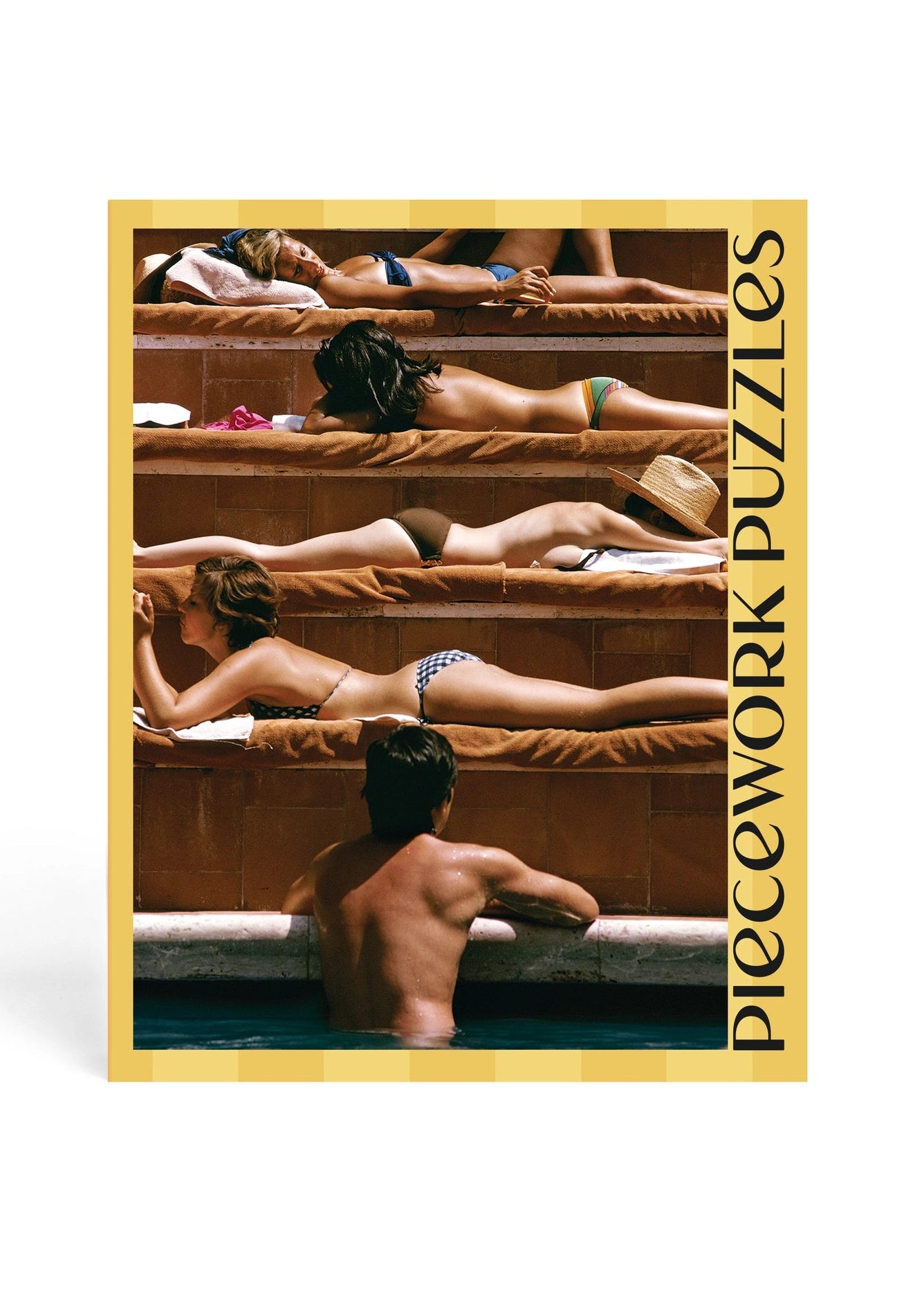 Piecework Sun Basking Slim Aarons Collab | 1000 Pieces Puzzle