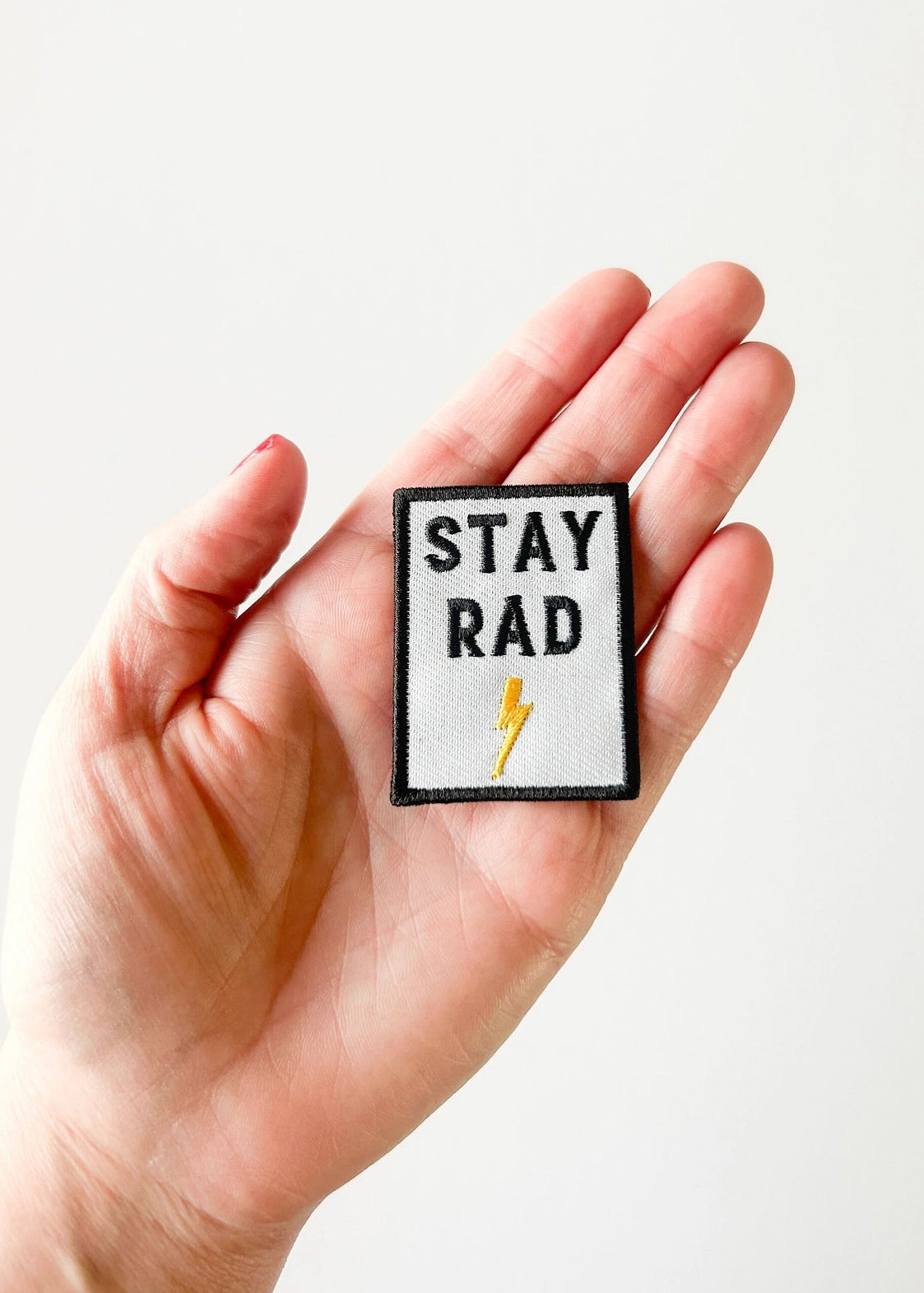 Field Trip Threads Stay Rad Embroidered Iron-On Patch