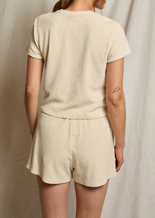 Perfect White Tee Eve Loop Terry Crew Neck Tee | Sugar