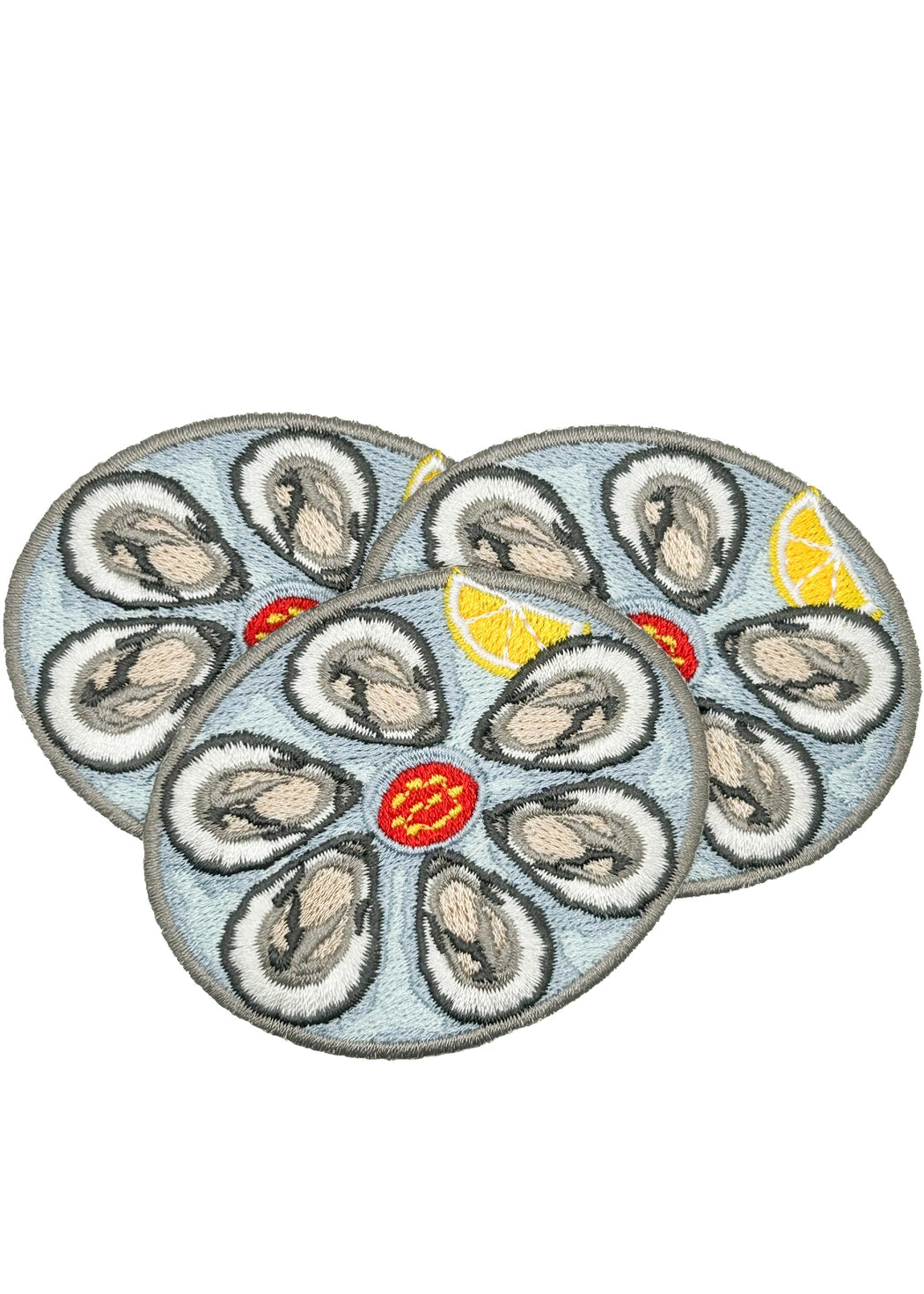 Field Trip Threads Oyster Platter Embroidered Patch