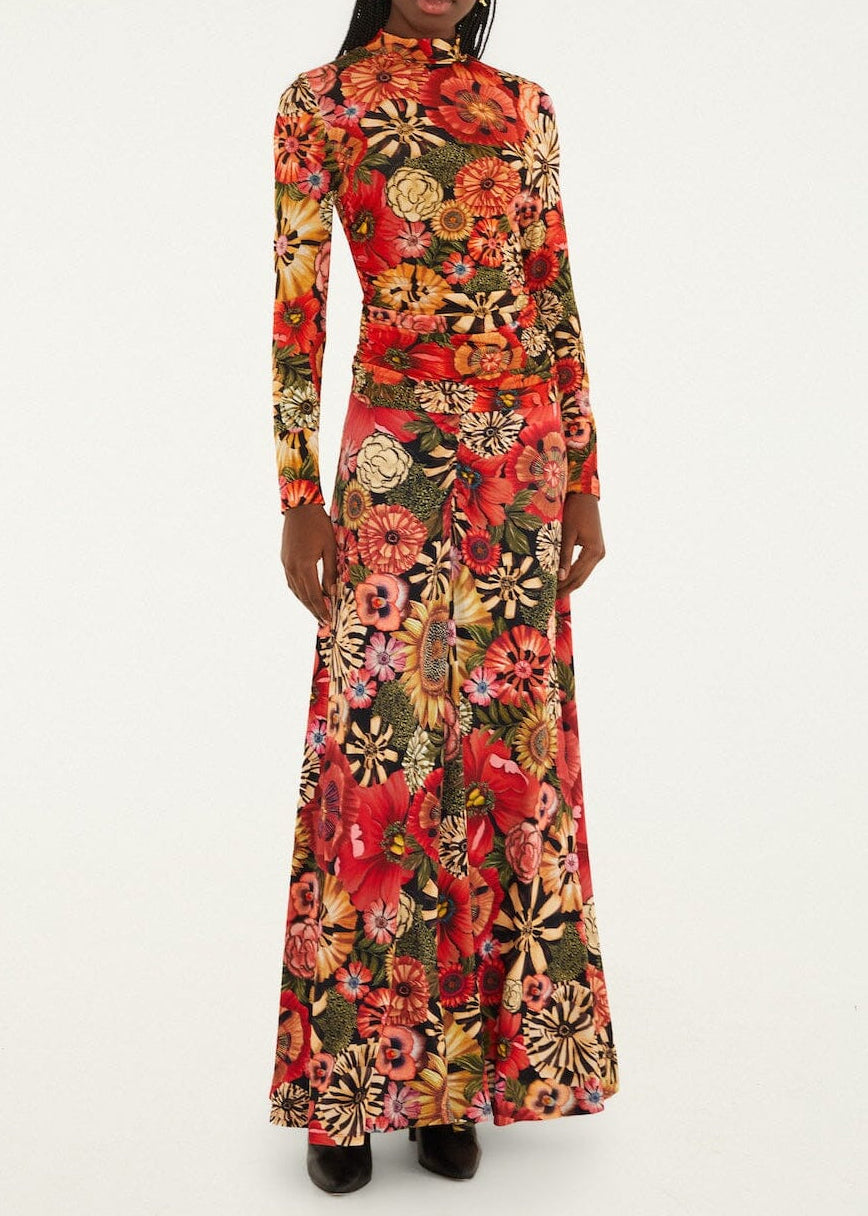 FARM Rio Flowershop Mini Black Jersey Blouse