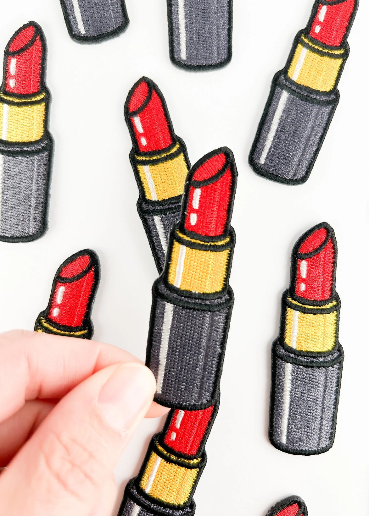 Field Trip Threads Lipstick Embroidered Patch