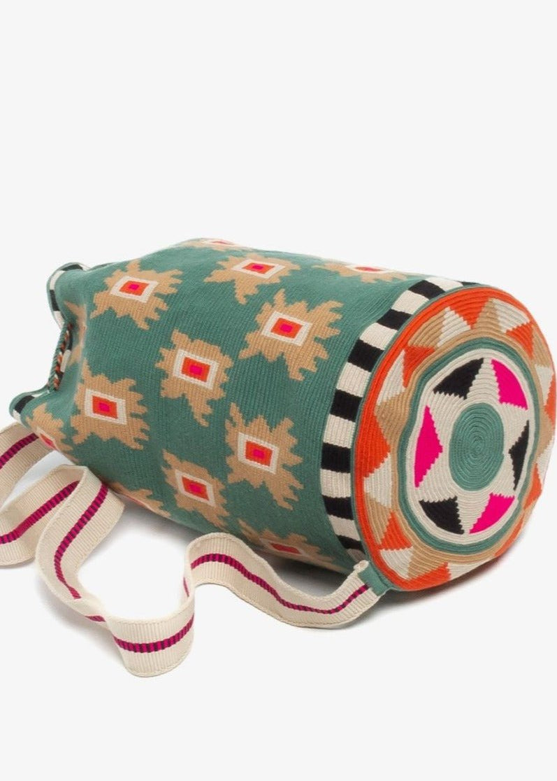 Guanabana Tula Bag - Iris Emerald Green & Black