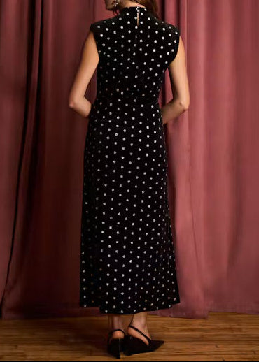 Saylor Nura Dress | Black/Silver