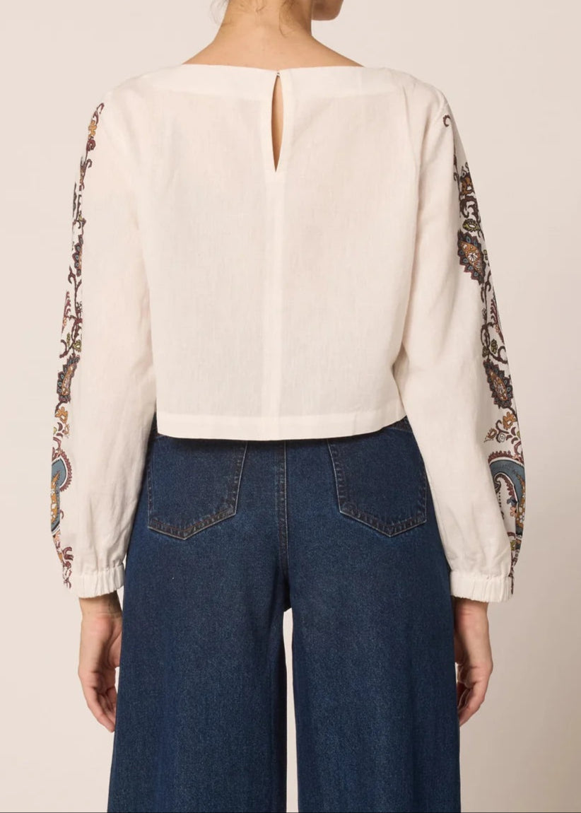 Cleobella Georgia Blouse | Veneto Paisley Print