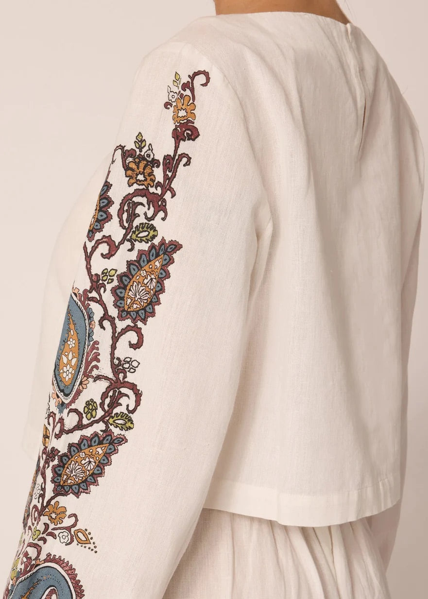 Cleobella Georgia Blouse | Veneto Paisley Print