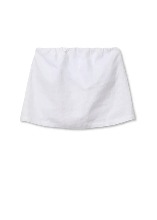 Perfect White Tee Gianna Linen Tube Top | White