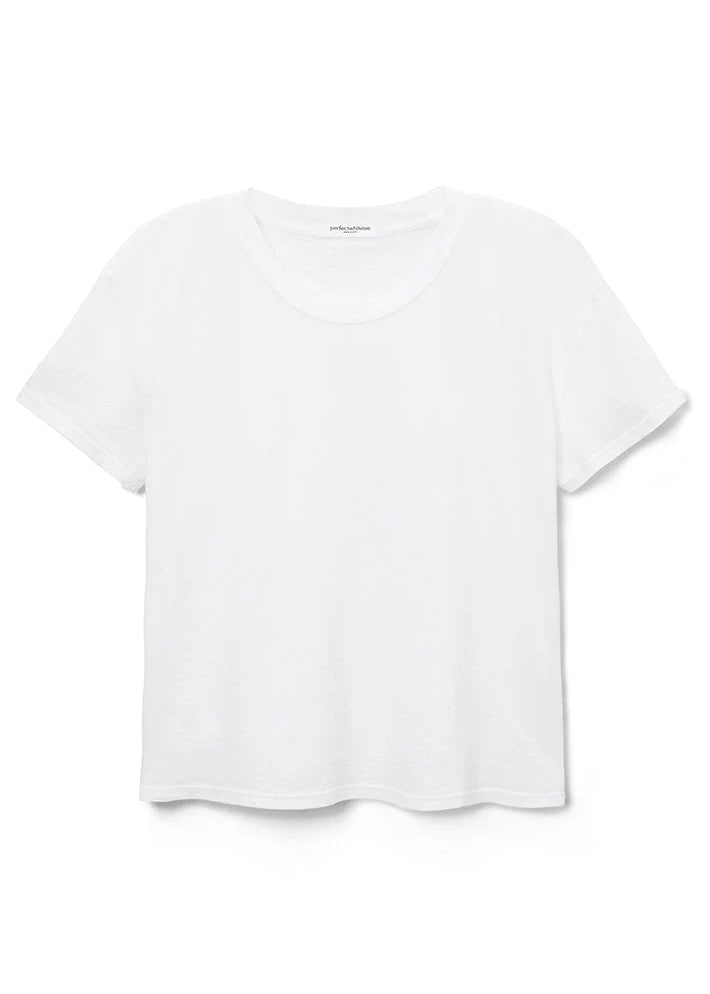 Perfect White Tee Harley Crew Tee | White