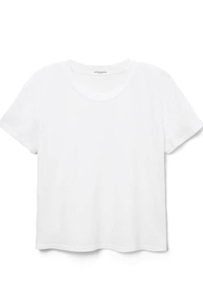 Perfect White Tee Harley Crew Tee | White