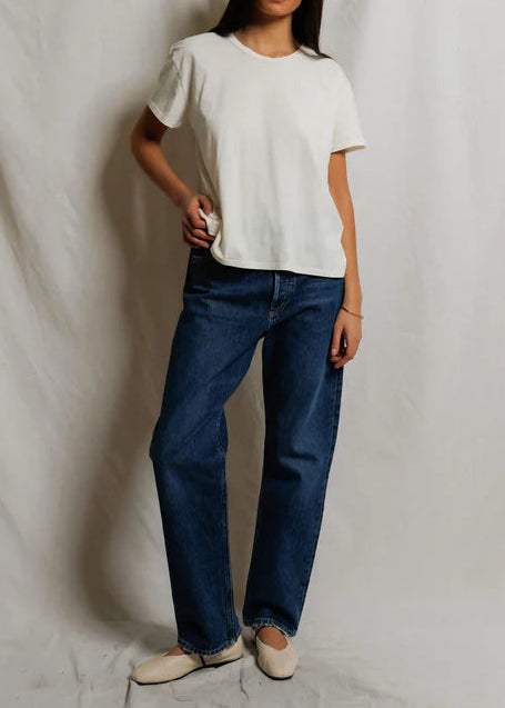 Perfect White Tee Harley Crew Tee | Bright Ivory