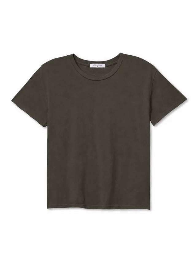 Perfect White Tee Harley Crew Tee | Dark Olive
