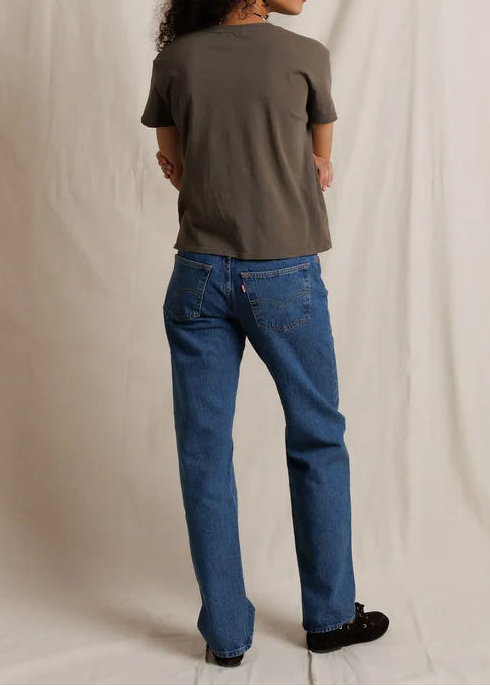 Perfect White Tee Harley Crew Tee | Dark Olive