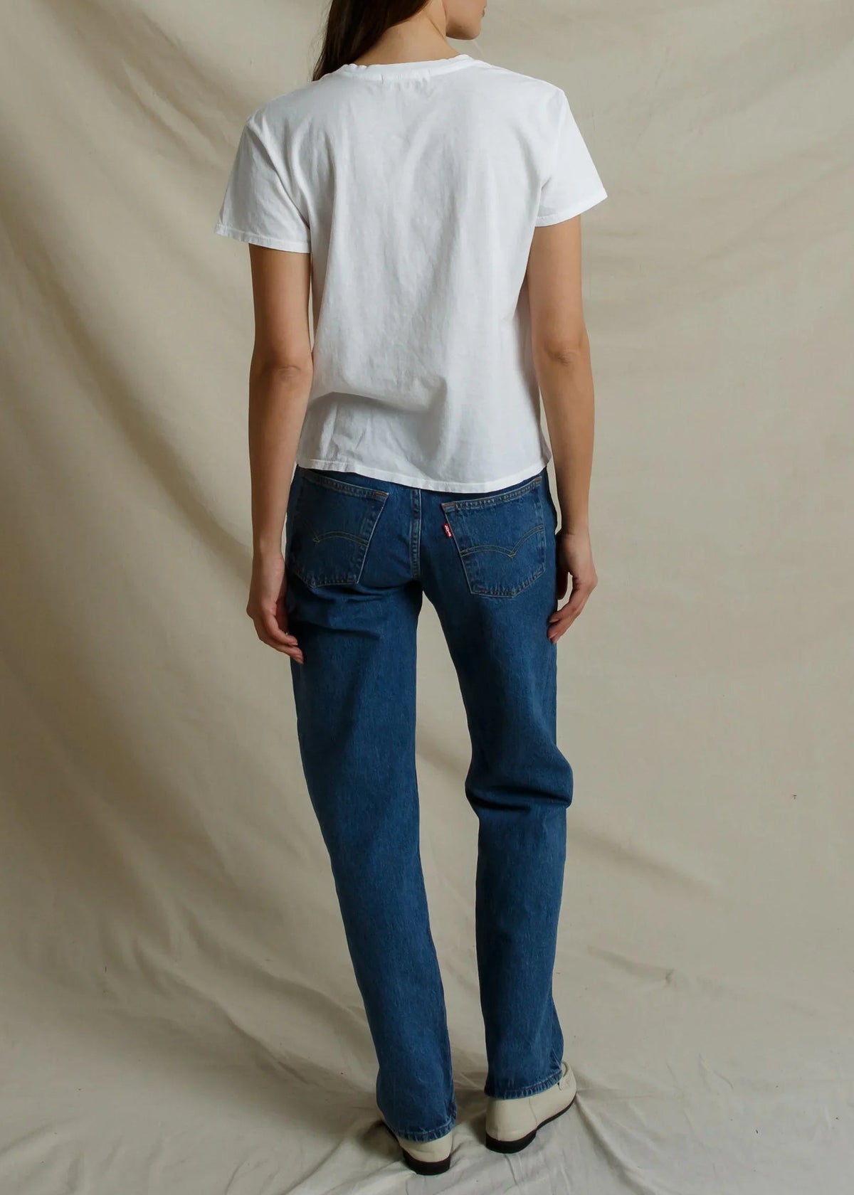 Perfect White Tee Harley Crew Tee | White