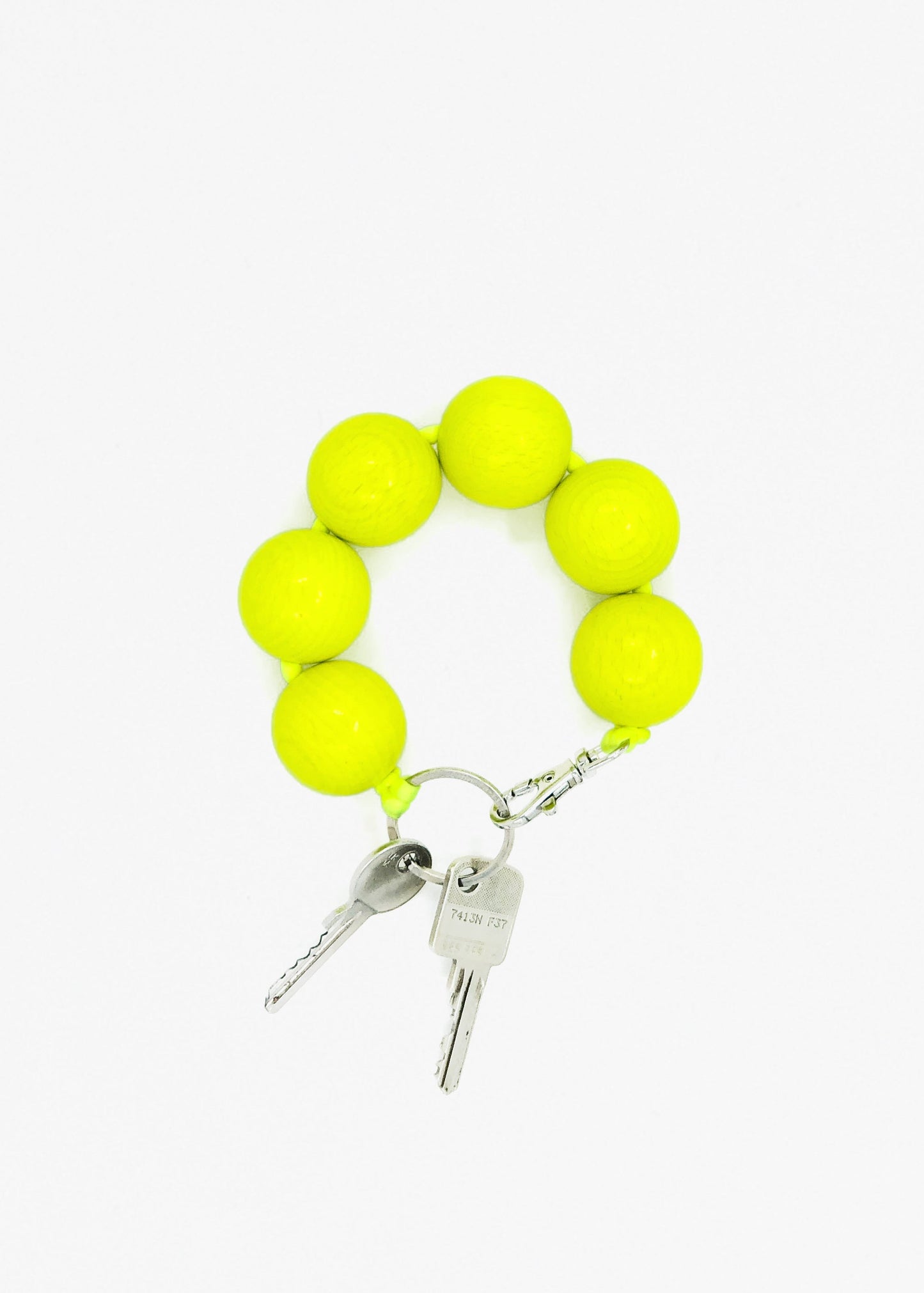 Ina Seifart XL Keyholder | Neon Yellow