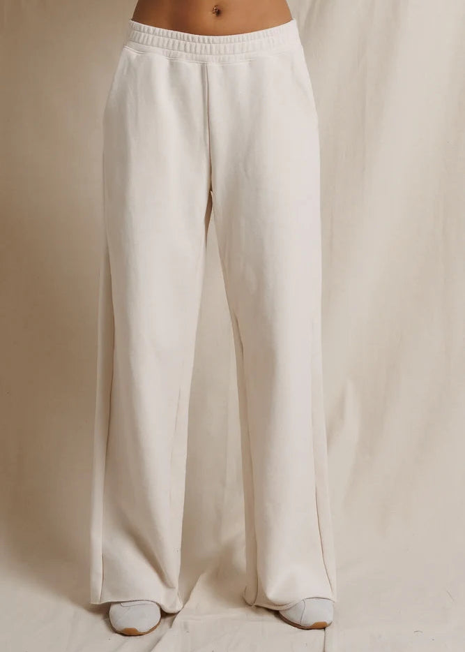 Perfect White Tee Leni French Terry Pull On Pant With Pockets | Sugar