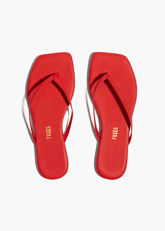 TKEES Square Toe Lily | Red