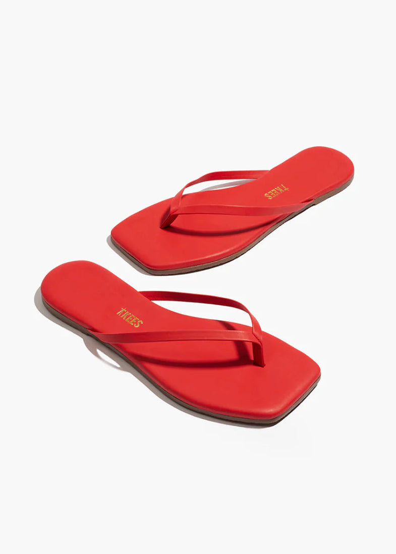 TKEES Square Toe Lily | Red