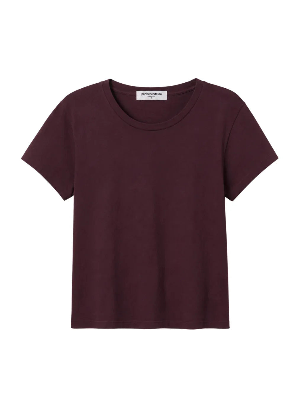 Perfect White Tee Lisa Recycled Cotton Fitted Tee | Cherry Lacquer