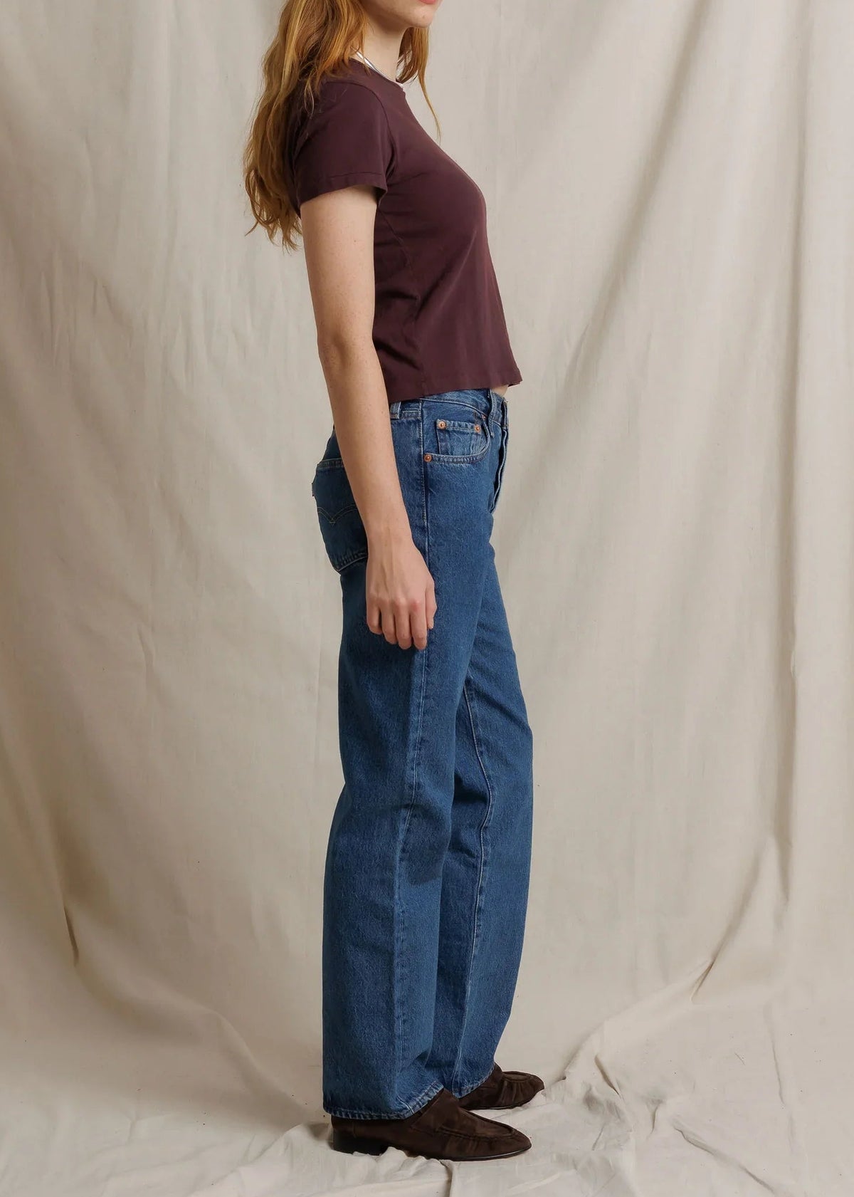 Perfect White Tee Lisa Recycled Cotton Fitted Tee | Cherry Lacquer