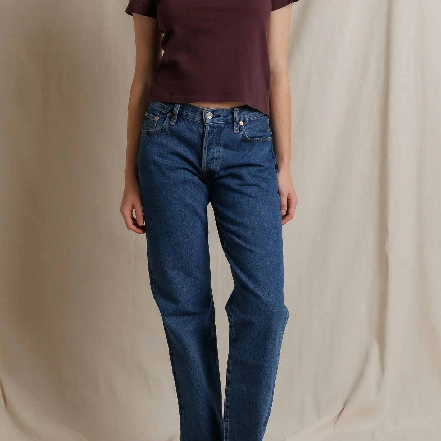 Perfect White Tee Lisa Recycled Cotton Fitted Tee | Cherry Lacquer