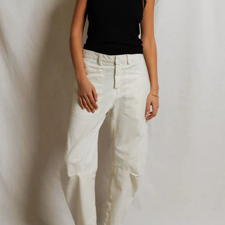 Perfect White Tee Marla Luxe Rib Halter Top | True Black