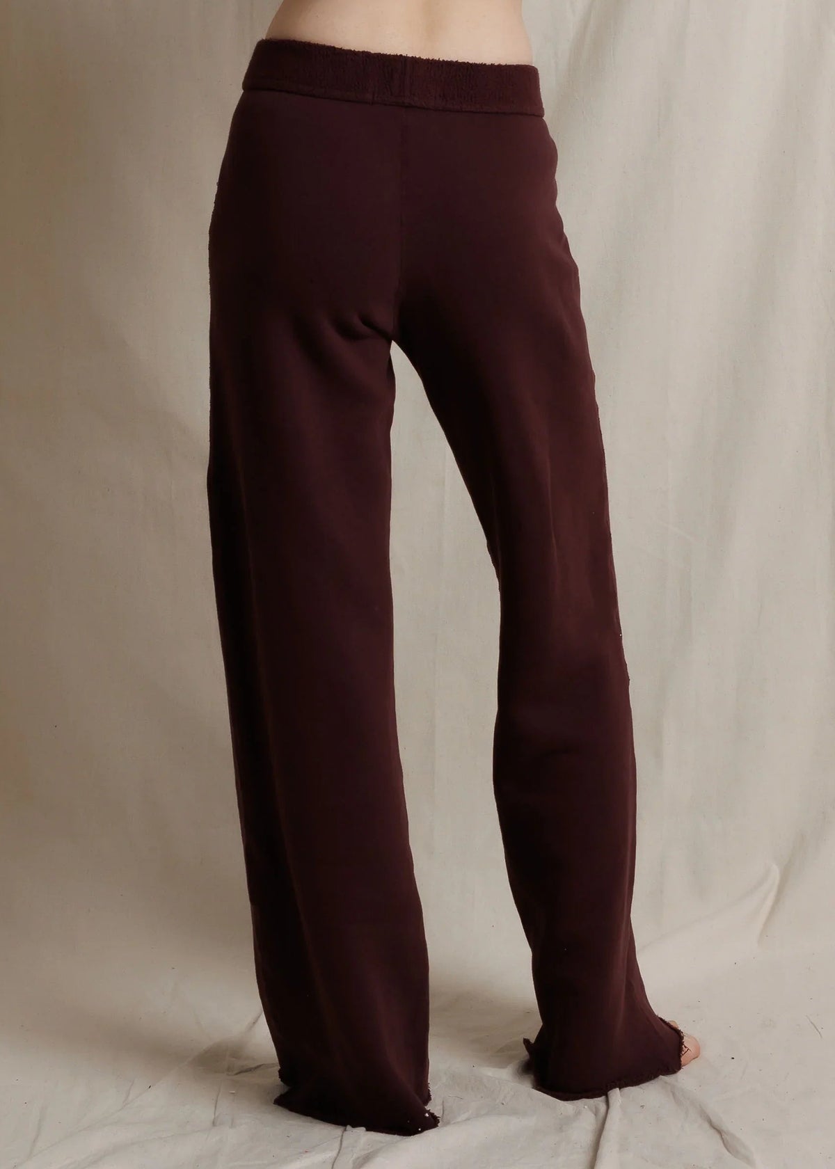 Perfect White Tee Marley Fleece Wide Leg Sweatpant | Cherry Lacquer