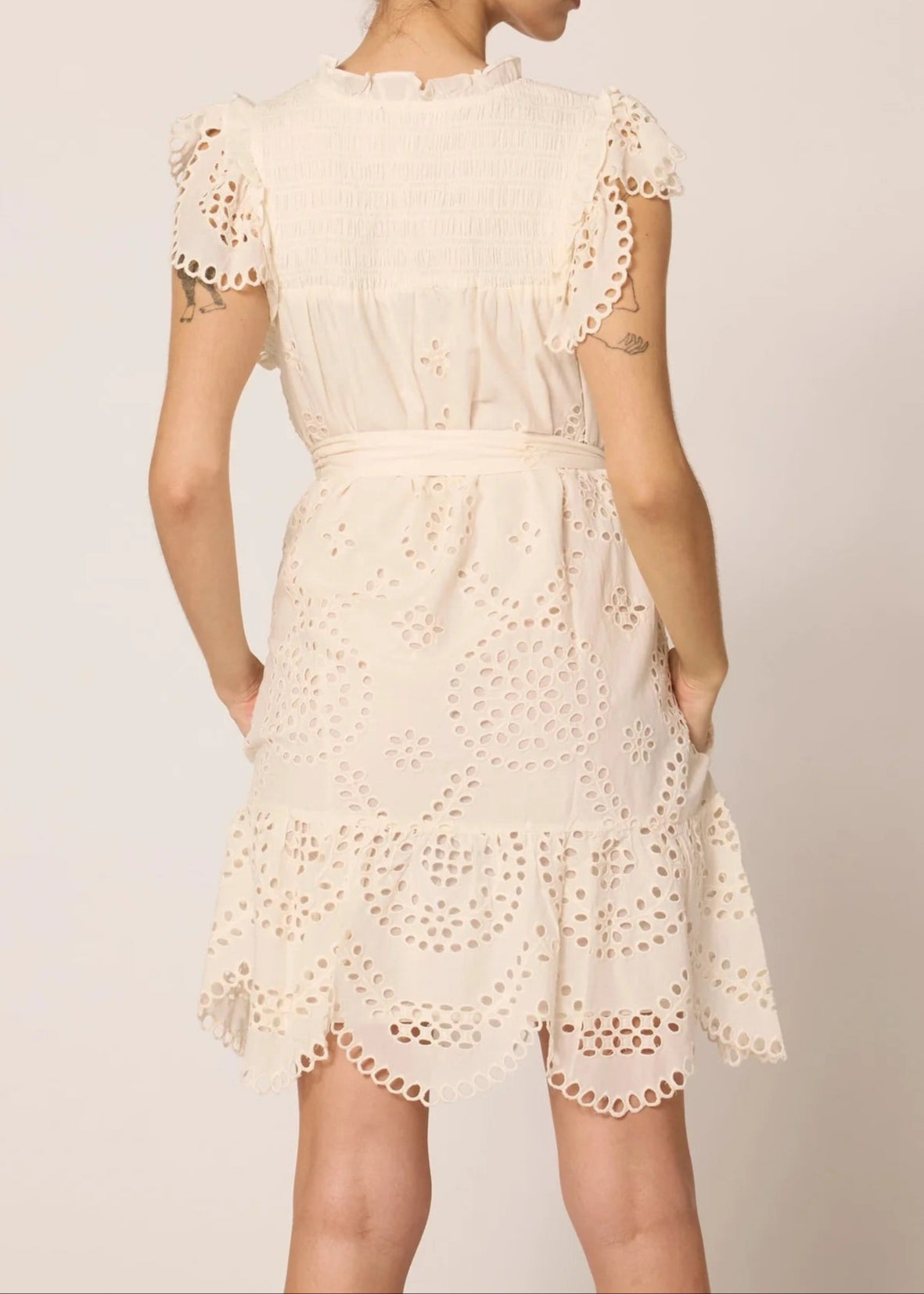 Cleobella Mireya Mini Dress | Ivory
