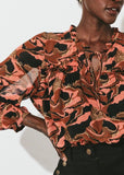 Octavia Printed Blouse