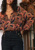 Octavia Printed Blouse