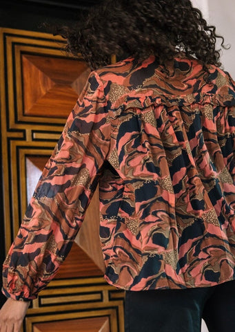 Octavia Printed Blouse