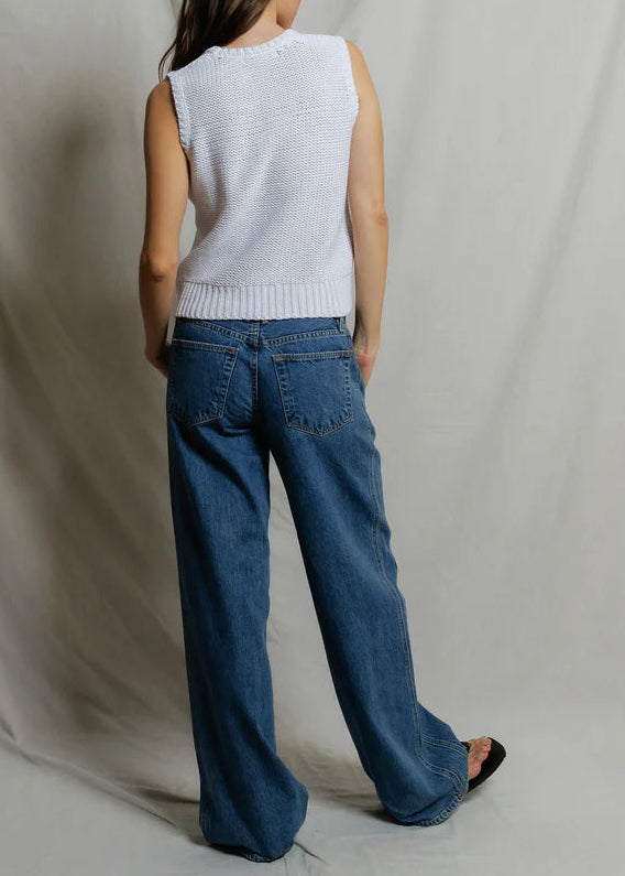 Perfect White Tee Peggy Cotton Sweater U-Neck Tank