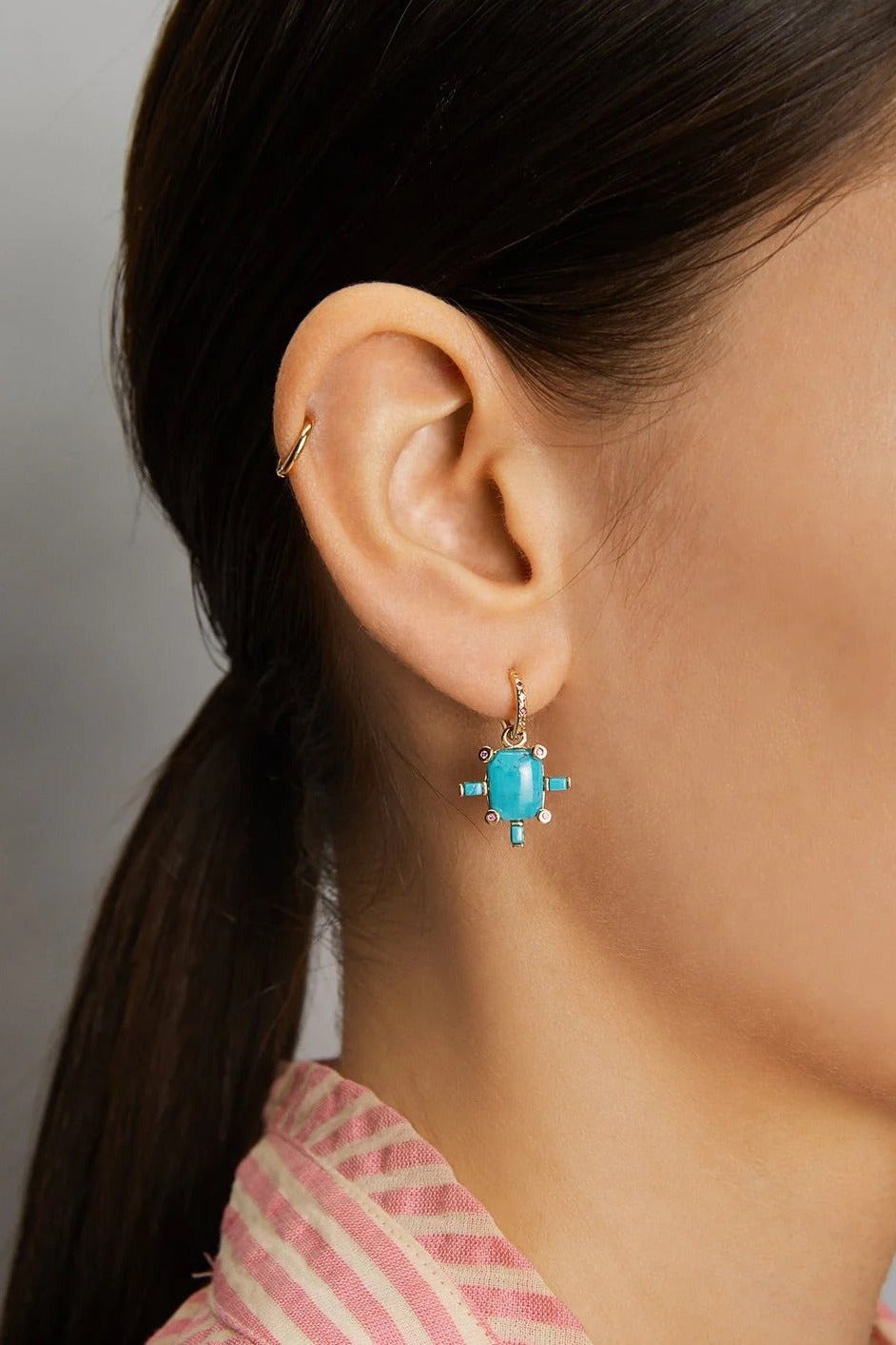SCOSHA Juno Charm With Turquoise