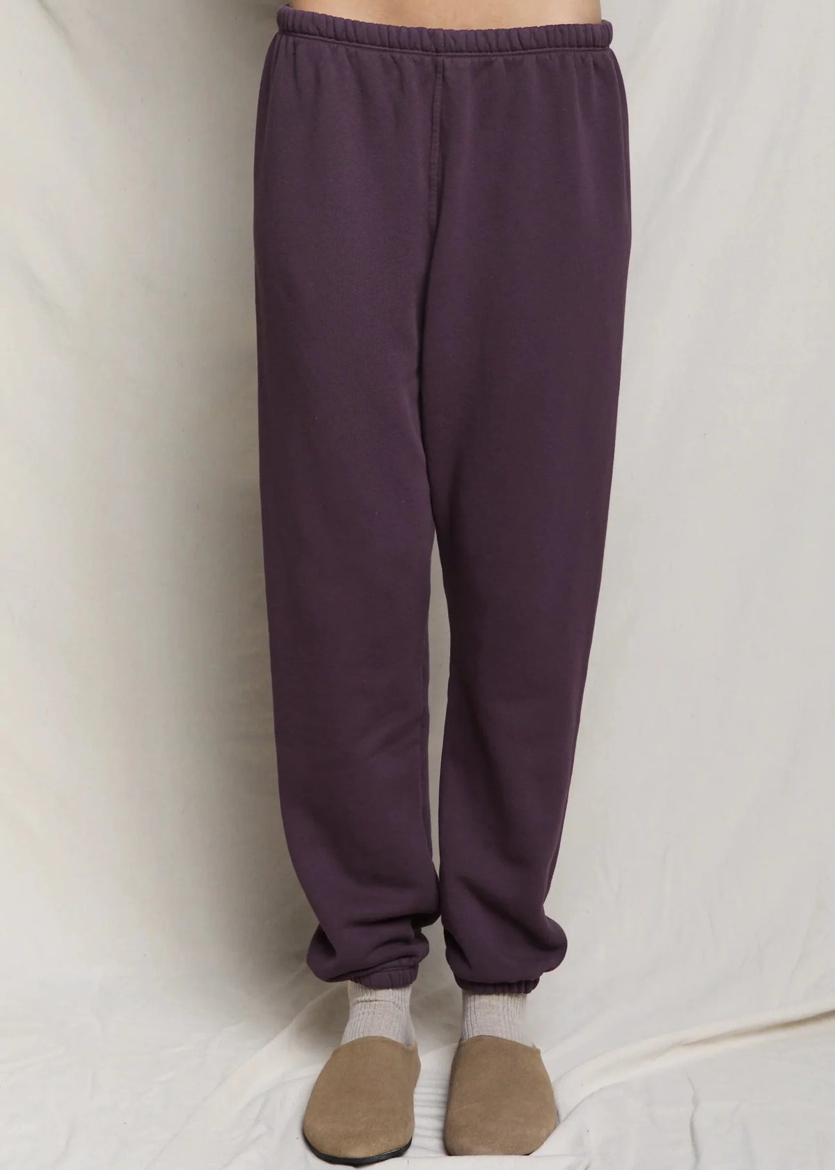 Perfect White Tee Stevie Fleece Easy Sweatpant | Cherry Lacquer
