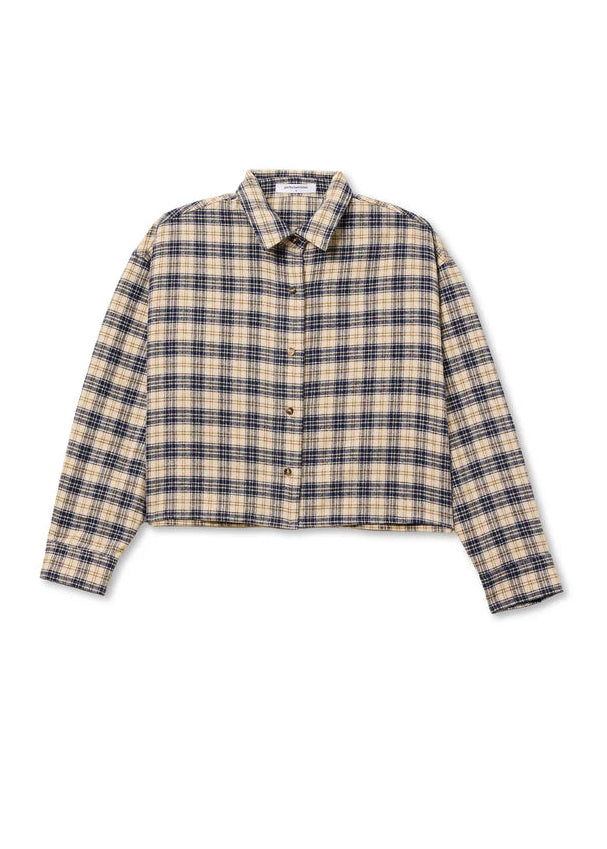 Perfect White Tee Tate Cotton Plaid Long Sleeve Button Up | Sugar Plaid