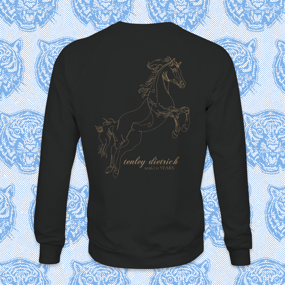 tenley dietrich x Blair Hakimian 11 Year Anniversary Special Edition Sweatshirt