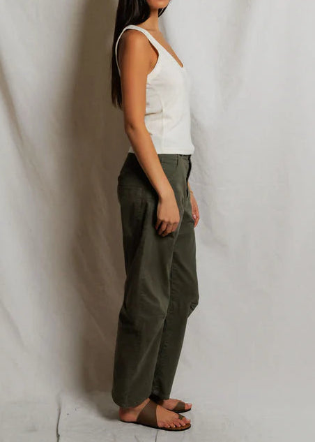 Perfect White Tee Vicky Hemp Cotton Tank Top | Natural