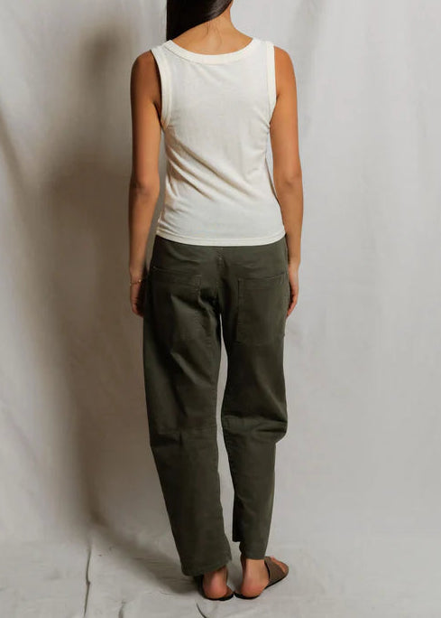 Perfect White Tee Vicky Hemp Cotton Tank Top | Natural