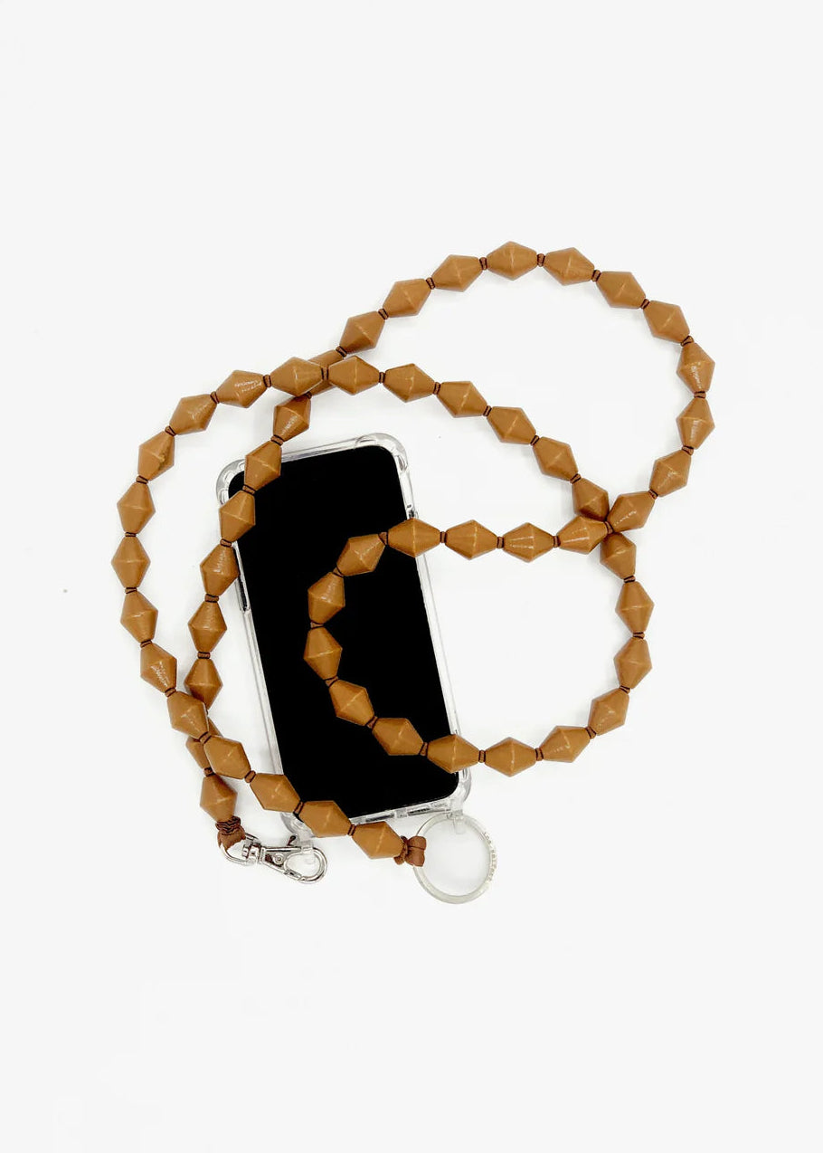 Ina Seifart Zickzack Phonenecklace | Mocha