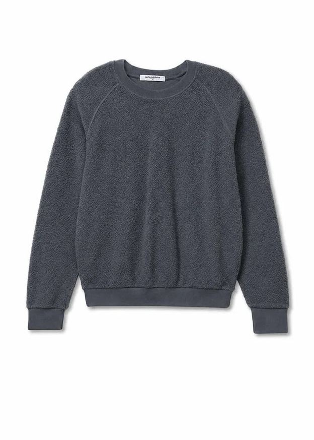 Perfect White Tee Ziggy Reverse Fleece Crew Neck Sweatshirt | Turbulence
